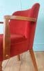 Vintage theatre side chair